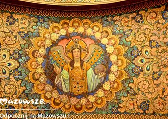 Polichromia w kruchcie Bazyliki Zwiastowania NMP w Czerwińsku nad Wisłą, Władysław Drapiewski, 1913 r.