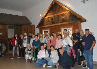 Fot. Uczestnicy wyjazdu w Muzeum Kultury Białoruskiej
