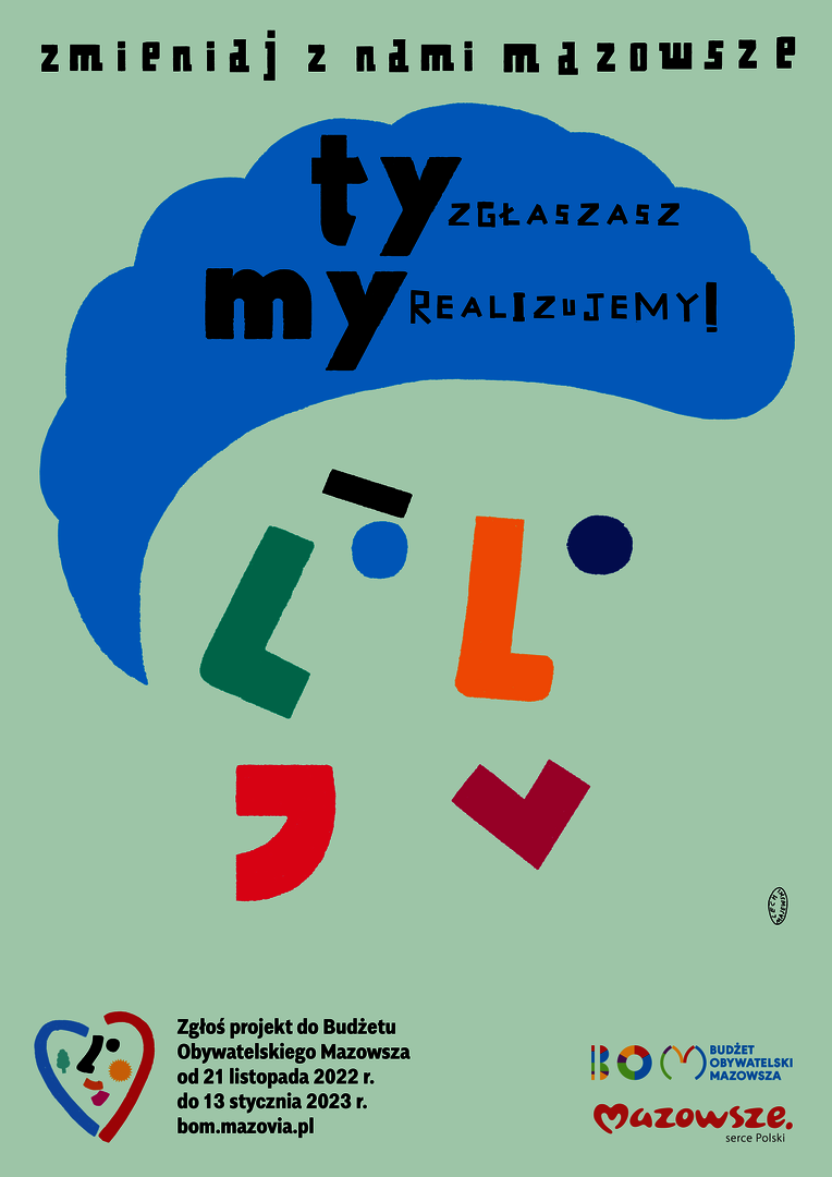 plakat - Budżet Obywatelski Mazowsza