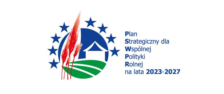 Logotyp Planu Strategicznego Wspólnej Polityki Rolnej na lata 2023-2027