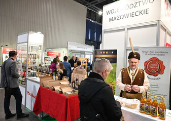 Stoisko województwa mazowieckiego na targach